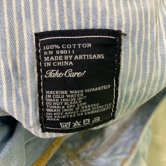 #359 AKOO Jeans size 34 - Picture 9 of 9